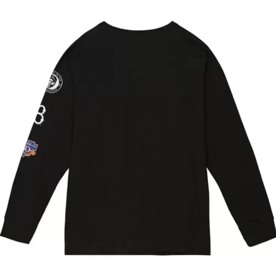 Batter Up Ls Tee Brooklyn Dodgers Jackie Robinson