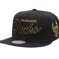 Bhm Script Snapback Milwaukee Bucks