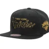 Bhm Script Snapback New York Knicks