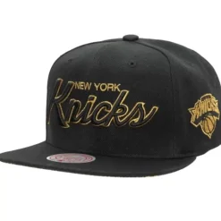 Bhm Script Snapback New York Knicks