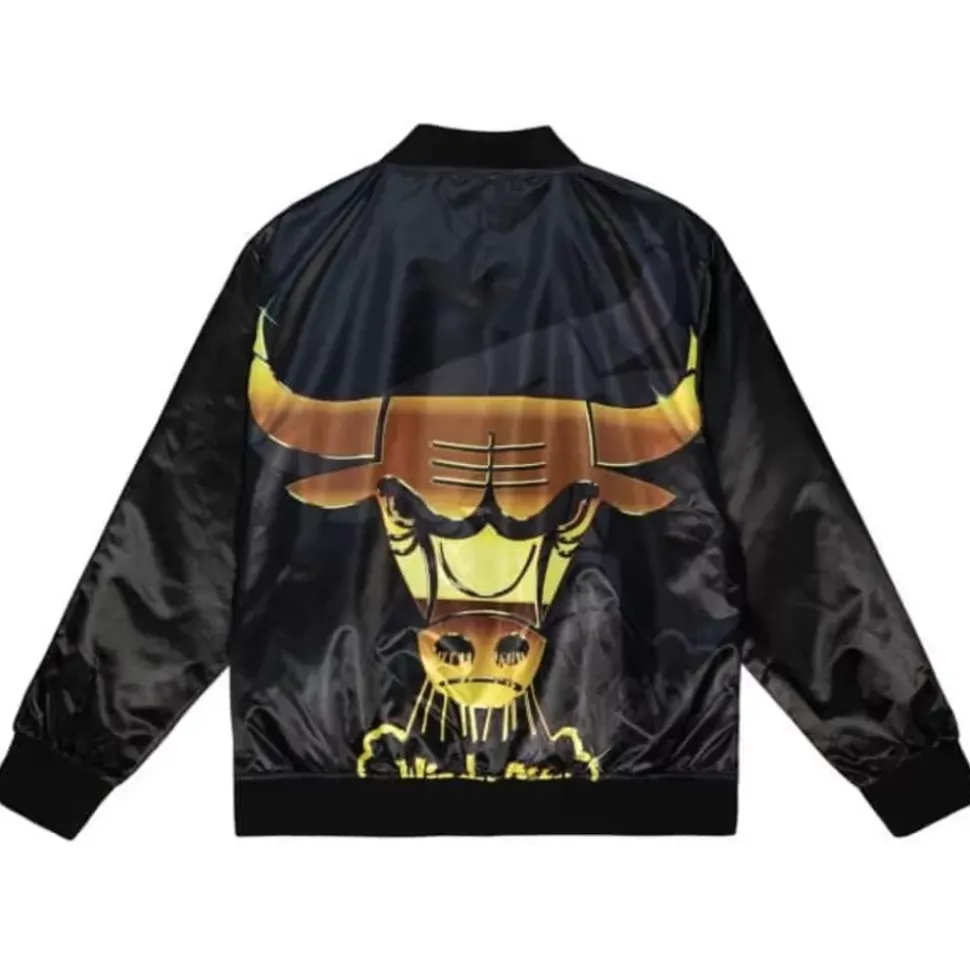 Big Face 4.0 Satin Jacket Chicago Bulls