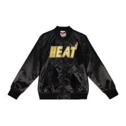 Big Face 4.0 Satin Jacket Miami Heat