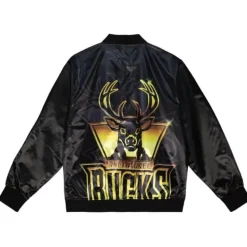 Big Face 4.0 Satin Jacket Milwaukee Bucks