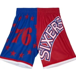 Big Face Fashion Shorts 5.0 Philadelphia 76Ers