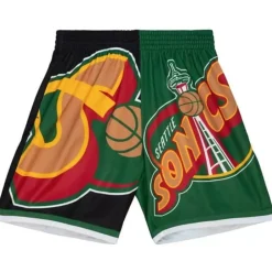 Big Face Fashion Shorts 5.0 Seattle Supersonics