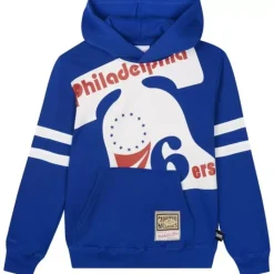 Big Face Fleece Hoodie Philadelphia 76Ers
