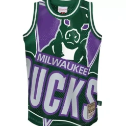Big Face Jersey Milwaukee Bucks