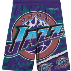 Big Face Jumbotron Mesh Shorts Utah Jazz