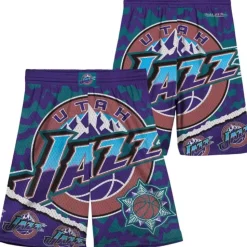 Big Face Jumbotron Mesh Shorts Utah Jazz