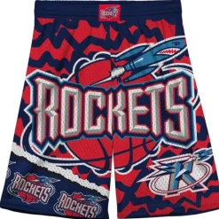 Big Face Jumbotron Mesh Shorts Houston Rockets