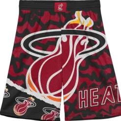 Big Face Jumbotron Mesh Shorts Miami Heat