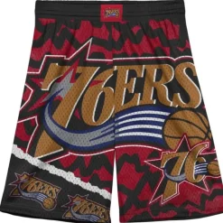 Big Face Jumbotron Mesh Shorts Philadelphia 76Ers