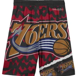 Big Face Jumbotron Mesh Shorts Philadelphia 76Ers