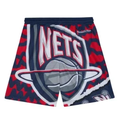 Big Face Jumbotron Mesh Shorts New Jersey Nets