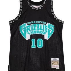 Black Team Color Swingman Mike Bibby Vancouver Grizzlies 1998-99 Jersey