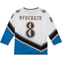 Blue Line Alexander Ovechkin Washington Capitals White 2005 Jersey