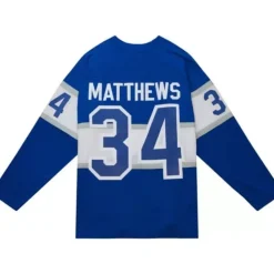 Blue Line Auston Matthews Toronto Maple Leafs 2017 Jersey