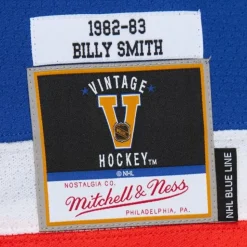 Blue Line Billy Smith New York Islanders Dark 1982 Jersey