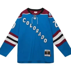 Blue Line Nathan Mackinnon Colorado Avalanche 2013 Jersey