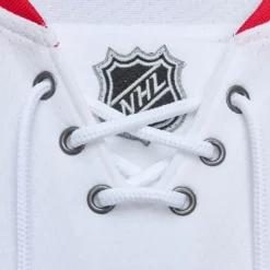 Blue Line Nicklas Lidstrom Detroit Red Wings White 2008 Jersey