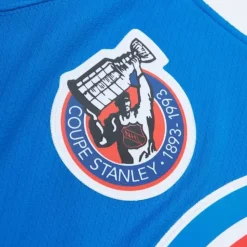 Blue Line Owen Nolan Quebec Nordiques Dark 1992 Jersey