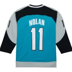 Blue Line Owen Nolan San Jose Sharks Dark 1999 Jersey