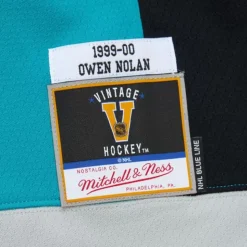 Blue Line Owen Nolan San Jose Sharks Dark 1999 Jersey