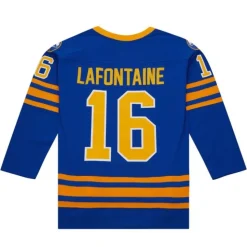 Blue Line Pat Lafontaine Buffalo Sabres Dark 1992 Jersey