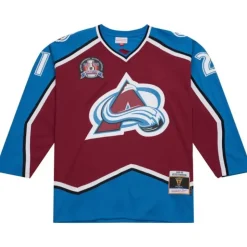 Blue Line Peter Forsberg Colorado Avalanche Dark 1995 Jersey
