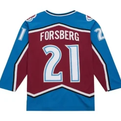 Blue Line Peter Forsberg Colorado Avalanche Dark 1995 Jersey