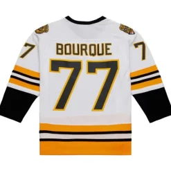 Blue Line Ray Bourque Boston Bruins White 1989 Jersey