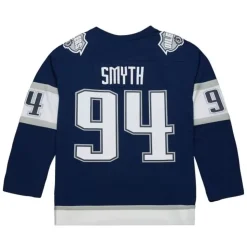 Blue Line Ryan Smyth Edmonton Oilers Dark 2005 Jersey