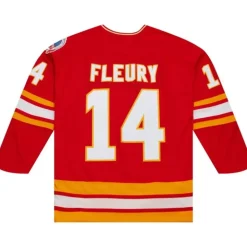 Blue Line Theo Fleury Calgary Flames Dark 1988 Jersey