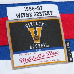 Blue Line Wayne Gretzky New York Rangers Dark 1996 Jersey
