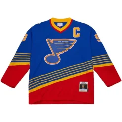 Blue Line Wayne Gretzky St. Louis Blues Dark 1995 Jersey