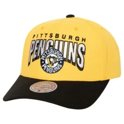 Boom Text Pro Snapback Vntg Pittsburgh Penguins