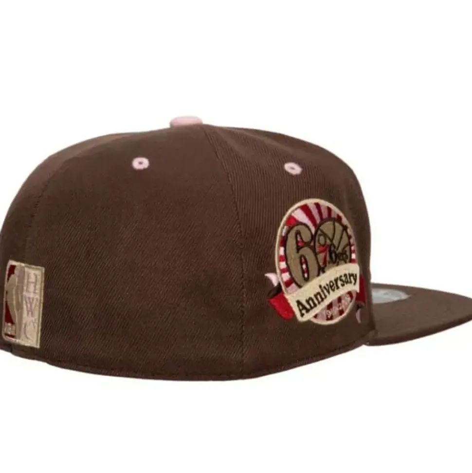 Brown Sugar Bacon Fitted Hat Hwc Philadelphia 76Ers