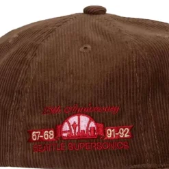 Bsb Cord Deadstock Snapback Hwc Seattle Supersonics