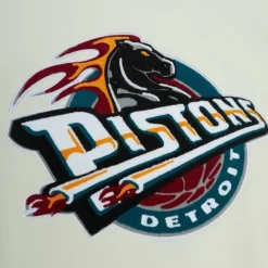 Chainstitch Heavyweight Hoodie Retro Detroit Pistons