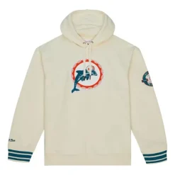 Chainstitch Heavyweight Hoodie Retro Miami Dolphins