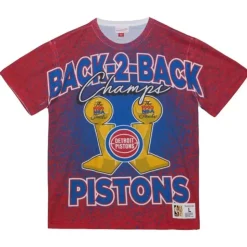 Champ City Sublimated Ss Tee Detroit Pistons