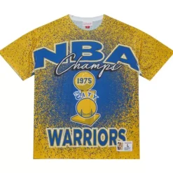 Champ City Sublimated Ss Tee Golden State Warriors