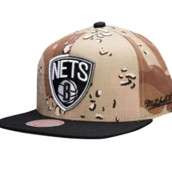 Choco Camo Snapback Brooklyn Nets