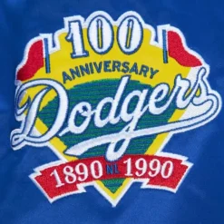 City Collection Lightweight Satin Jacket Los Angeles Dodgers