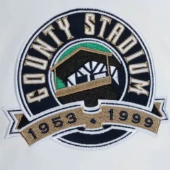 City Collection Lightweight Satin Jacket Milwaukee Brewers