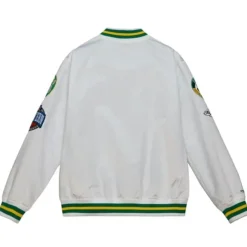 City Collection Lightweight Satin Jacket Boston Celtics