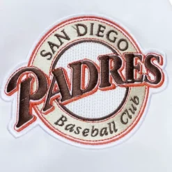 City Collection Lightweight Satin Jacket San Diego Padres