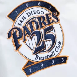 City Collection Lightweight Satin Jacket San Diego Padres