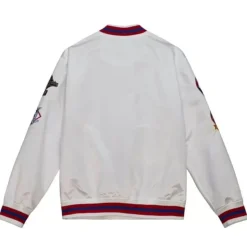 City Collection Lightweight Satin Jacket Atlanta Braves