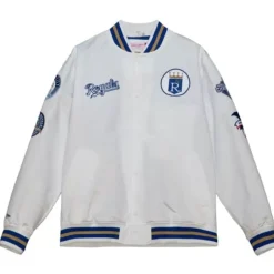 City Collection Lightweight Satin Jacket Kansas City Royals